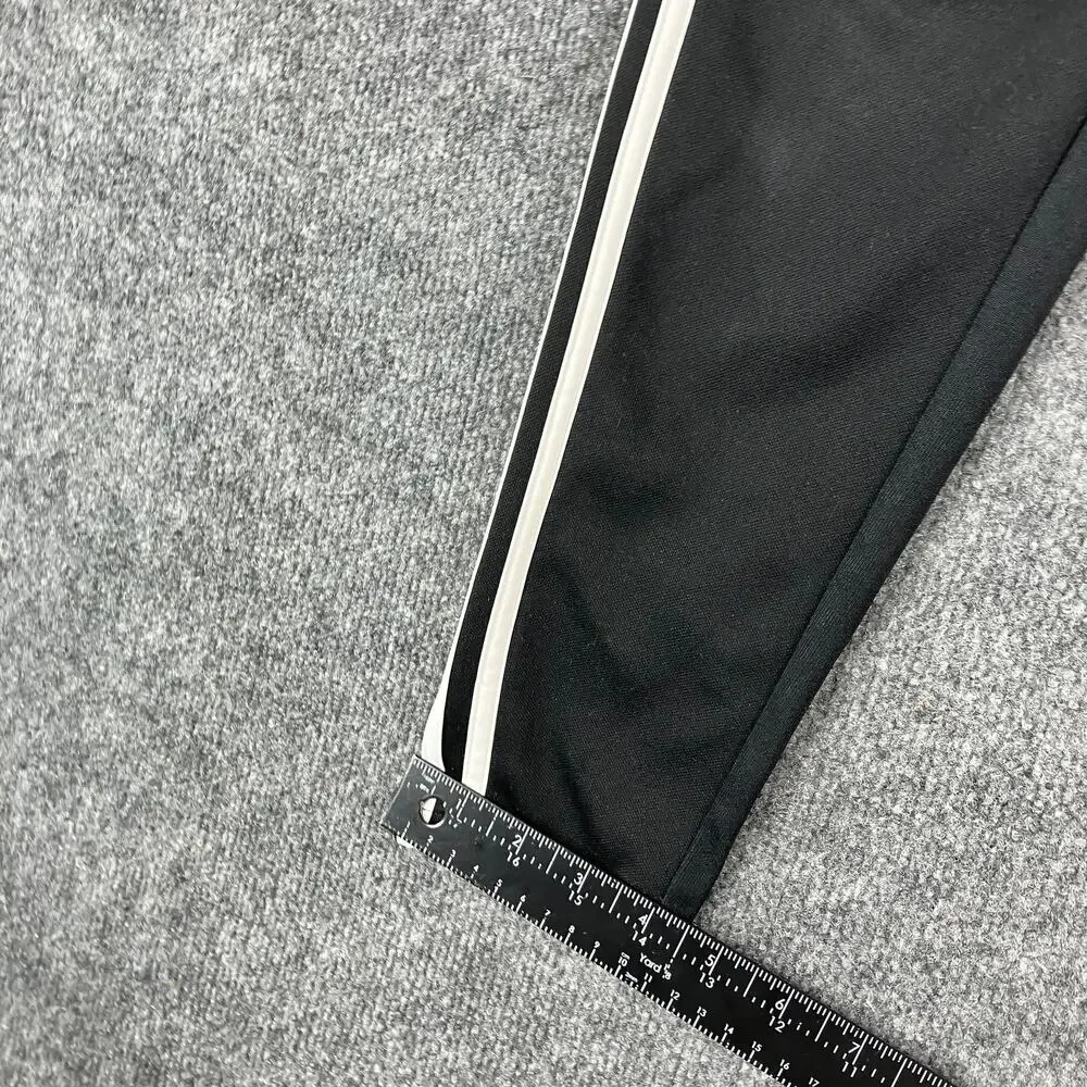 Adidas Joggers Mens Size S Black ClimaCool Striped Athletic Tapered‎ Sweatpants